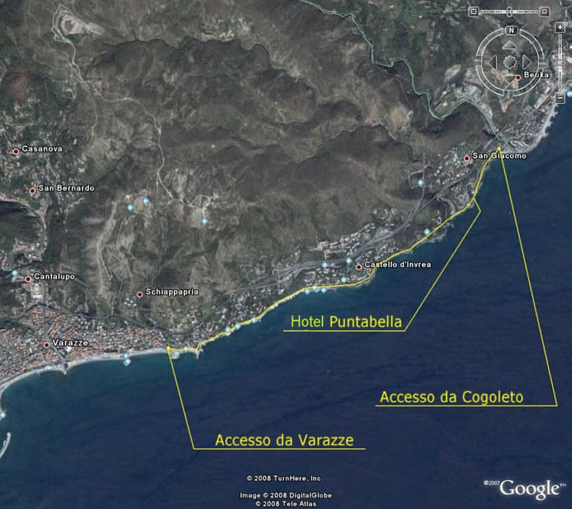 Hotel Puntabella Varazze Esterno foto